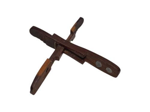 OSMANLICA YAZILI AHŞAP KUYUMCU TERAZİSİ