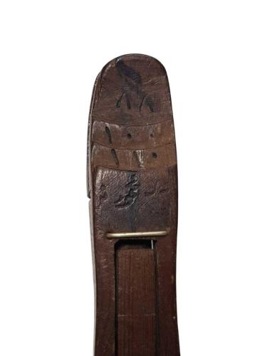 OSMANLICA YAZILI AHŞAP KUYUMCU TERAZİSİ