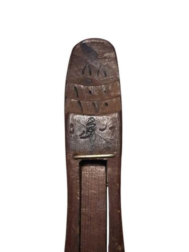 OSMANLICA YAZILI AHŞAP KUYUMCU TERAZİSİ