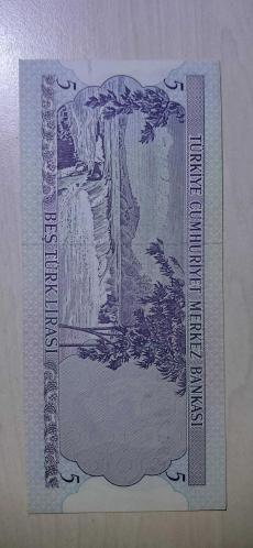 NADİR 6. EMİSYON Z94 5 LİRA ÇİFT SERİ BASKISI ERÖR ÇİL