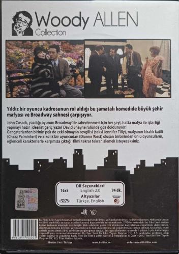 BROADWAY ÜZERİNDE KURŞUNLAR DVD ORJİNAL FİLM 2.EL DVD ( 11548