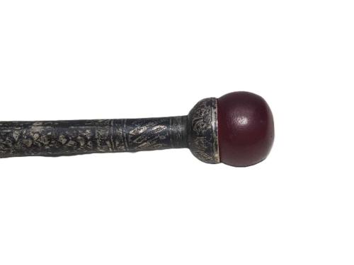 OSMANLI DÖNEMİ KEHRİBARLI GÜMÜŞ AĞIZLIK