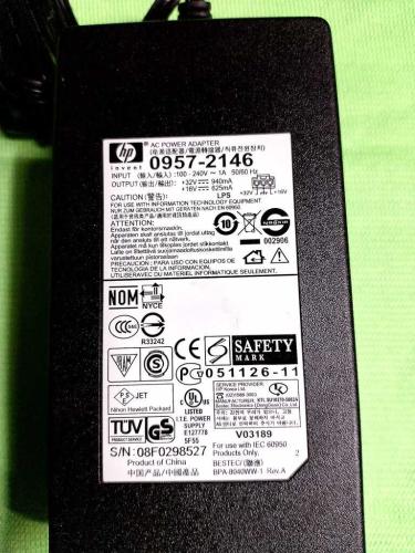 251 HP GRİ YAZICI ADAPTÖRÜ 32V 940MA 600 TL.251