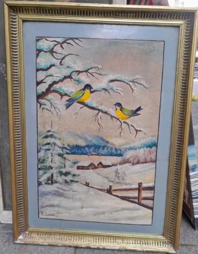 RESSAM A . SÜMER YAĞLI BOYA TABLO