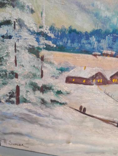 RESSAM A . SÜMER YAĞLI BOYA TABLO