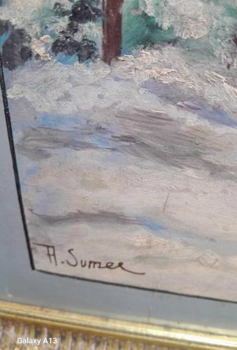 RESSAM A . SÜMER YAĞLI BOYA TABLO