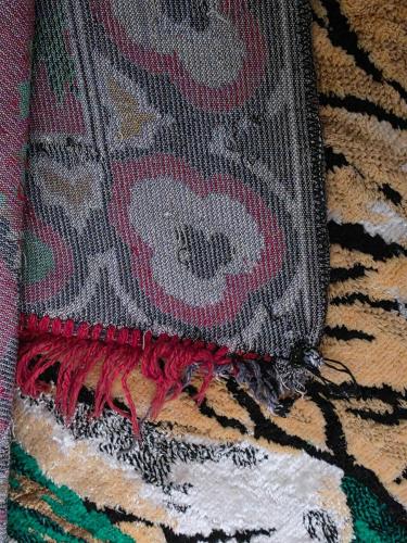 Antika Duvar Halısı KAPLAN AİLESİ TEMALI NADİR MODEL 110X160 CM