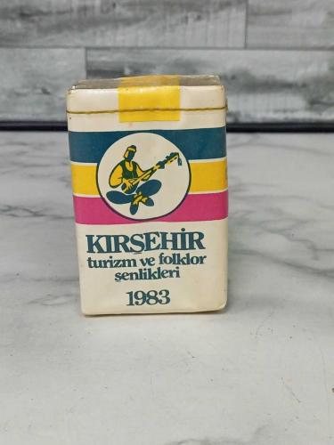 Antika Koleksiyonluk Nadir Kırşehir Turizm ve Folklor Şenlikleri 1983 Sigarası - Açılmamış Sigara Paketi
