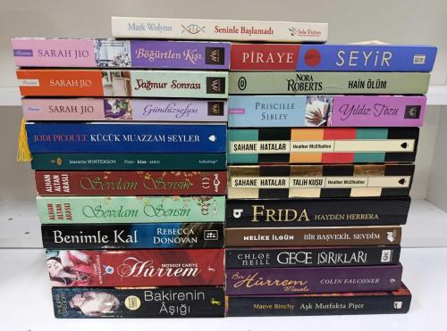 21 ADET KİTAPTAN OLUŞAN POPÜLER ROMAN LOTU