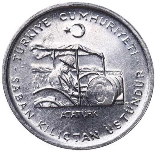 1975 FAO 10 Kuruş Saban Kılıçtan Üstündür ÇİL FAO17