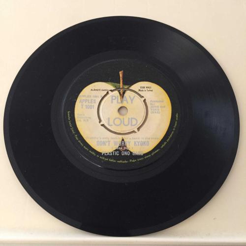The Plastic Ono Band / Cold Turkey - Don't Worry Kyoko / Turkey 1969 / 45rpm / *Pop rock*