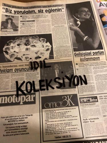 AYNA AKTÜELİTE VE MAGAZİN GAZETESİ - DOĞUM GÜNÜ HEDİYESİ (TURKİSH - NEWSPAPER) - 24 ARALIK 1986 - SAYI : 46 - TAM TAKIM 8 SAYFADIR -Deniz Akbulut-Muazzez Abacı-Emel Sayın-David Younes-Ajda Pekkan-Nadja Smolik-Yasemin Koşal-Hakan Ural-Ersan Erdur-Perihan Sözen-Sibel Turnagöl-Meral Zeren-Serpil Çakmaklı-Sevtap Parman-Hülya Koçyiğit-Selahattin Alpay-Mehmet Akif Ersoy-Zeki Aydın-Münir Nurettin Selçuk-Mehmet Ali Ağca-Metin Milli-Yüksel Üzel-Sibel Can-Meral Zeren-Serpil Çakmaklı-Tarık Akan-Hülya Sözen-Hülya Koçyiğit-Ferhan Şensoy-Derya Baykal-Rasim Öztekin-Bülent Kayabaş-Sevil Üstekin-Merih Fırat-Ümit Besen-Mehmet Akif Ersoy-Zeki Ökten-Papandreu-Mehmet Ali Ağca-İsmail Bey