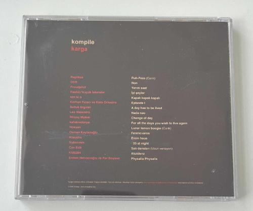 KOMPİLE KARGA * TÜRK ALTERNATİF MÜZİK COMPILATION * REPLİKAS, RASHIT, KORHAN FUTACI, KAFABİNDÜNYA, İHTİYAÇ MOLASI * 2010 * CD