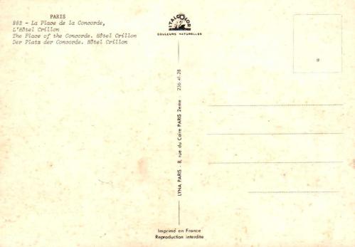 KARTPOSTAL - Paris / FRANSA