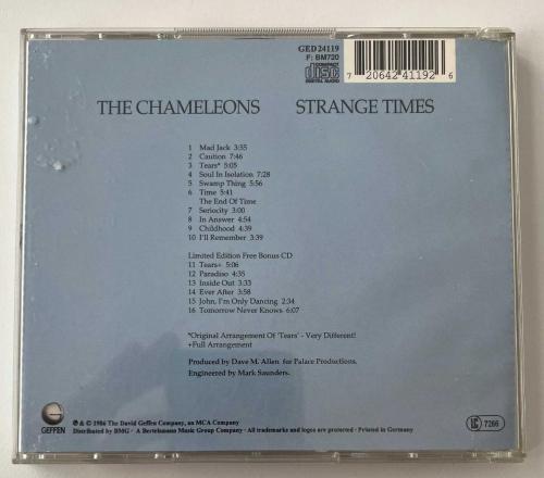 THE CHAMELEONS * STRANGE TIMES * 1986 * LIMITED EDITION 2xCD BONUS DISC