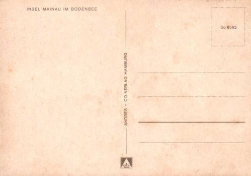 KARTPOSTAL - Mainau / ALMANYA