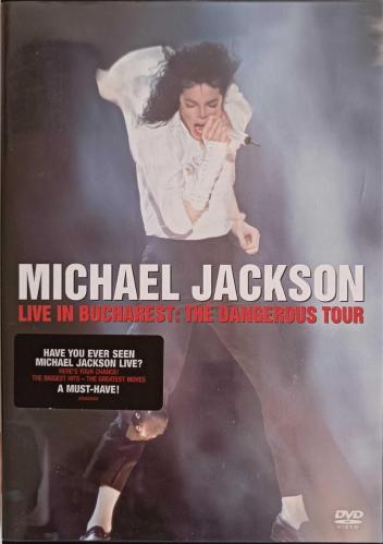 MICHAEL JACKSON LIVE IN BUCHAREST THE DANGEROUS TOUR     DVD ORJİNAL FİLM ORJİNAL   ( 19763