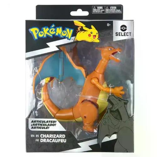 Pokemon Select Super - Hareketli Charizard - Otantik Detaylar Aksiyon Figürü