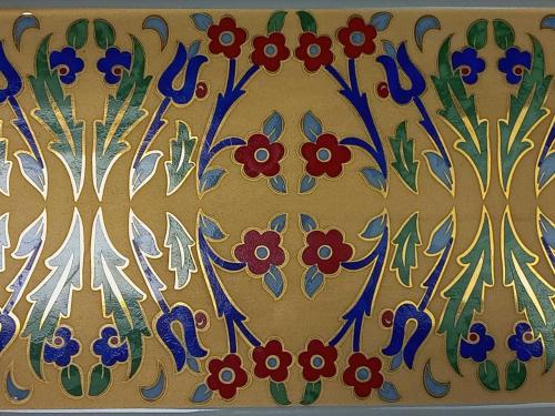Koleksiyonluk Sanat Eseri Kütahya Porselen El Boyama & Altın Yaldızlı Kahve Fincan Seti (2008)