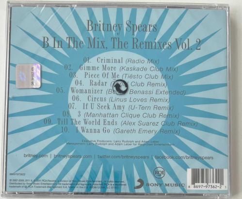 BRITNEY SPEARS: B IN THE MIX - THE REMIXES VOL. 2  * 2011 * CD AMBALAJINDA SIFIR