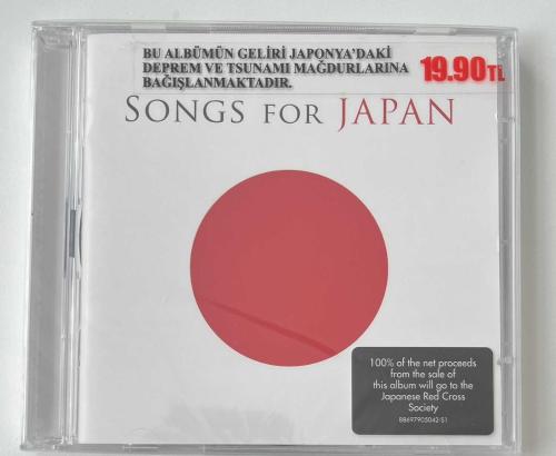 SONGS FOR JAPAN * JOHN LENNON, EMINEM, RED HOT CHILI PEPPERS, ADELE, FOO FIGHTERS, SADE, BON JOVI, BOB DYLAN, STING, QUEEN,.. * 2011 * 2 CD AMBALAJINDA SIFIR