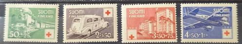 Finlanda 1944 Kızılhaç Yardım Kuruluşu Serisi, MNH Tam Seri