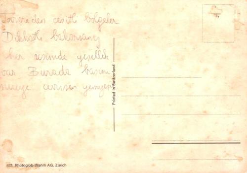 KARTPOSTAL -  İSVİÇRE