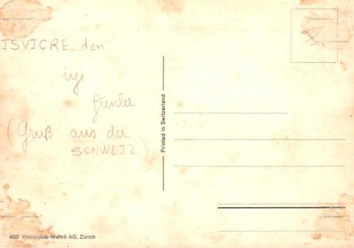 KARTPOSTAL - İSVİÇRE