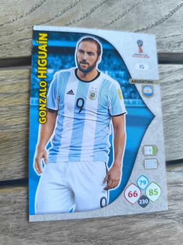 PANİNİ COLLECTOR'S FIFA WORLD CUP RUSSIA 2018 ADRENALYN XL GONZALO HIGUAİN 15