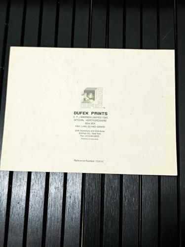 DUFEX Prints 1995 | Yelkenli & Şehir Manzarası | İngiltere Baskı Dekoratif Kart / Print
