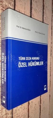 TÜRK CEZA HUKUKU ÖZEL HÜKÜMLER