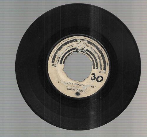 Acı Izdırap - Yaptığını Beğendin mi / Hayri Şahin ( 45'lik PLAK)