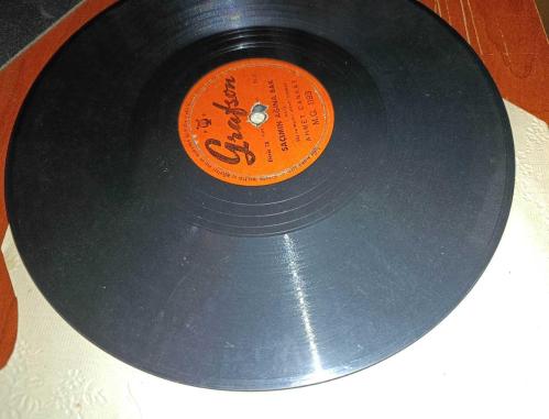 Kara Bahtıma Küstüm - Saçımın Ağına Bak / AHmet Cankat ( 78 Devir TAŞ PLAK)