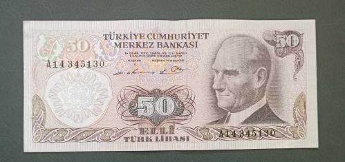6 Emisyon A 14 Seri 50 Lira