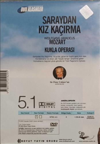SARAYDAN KIZ KAÇIRMA DVD ORJİNAL FİLM 2.EL DVD ( 11625
