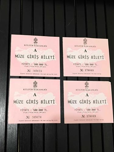 Efes Müzesi Giriş Biletleri Lotu | A Tipi | 500.000 TL | 4 Adet Seri