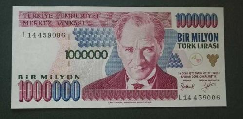 7 Emisyon L 14 Seri 1 Milyon Lira