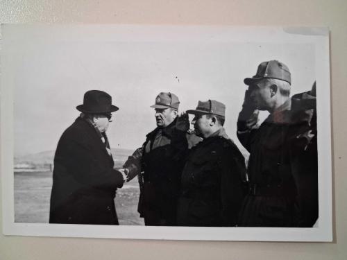 ''Cumhurbaşkanı CEVDET SUNAY PAŞA '' Notlu, Siyah Beyaz, Dönem Fotoğraf ( 13.5/8.5 cm.)