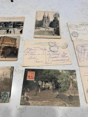 Posta kartı Koleksiyonu Matmazel Aziz ,Esat Paşa kızı Anadolu hisarı Yalısına Kartlar 242 adet şahane durumda