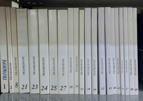 FRANKOFONİ Fransız Dili Edebiyatı ve Araştırmaları Ortak Kitabı / Revue d'etudes et Recherches Francophones, 1989 - 2026, Sayı: 1, 2, 8, 21, 23, 24, 25, 27, 28, 29, 33, 38, 39, 42, 43, 44, 45, 46, 47, 48, 49 [21 ADET]