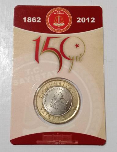 29 MAYIS 2012 SAYIŞTAY İN 150 YILINA ÖZEL BASILAN HATIRA PARASI