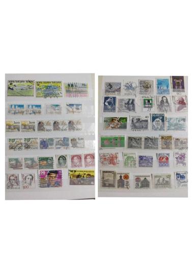 Orta Boy Defter İçerisinde Dünya Pulları Koleksiyonu - P15