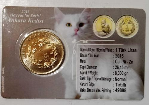 HAYVANLAR SERİSİ ANKARA KEDİSİ HATIRA PARASI