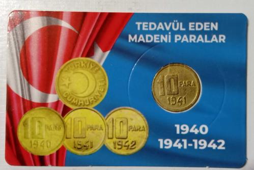 TÜRKİYE CUMHURİYETİ 10 PARA 1941