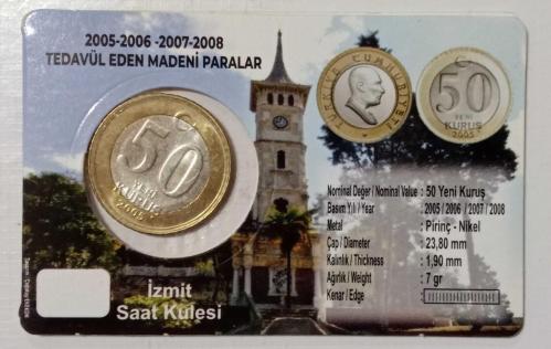 TÜRKİYE CUMHURİYETİ 2005 YILI 50 YENİ KURUŞ