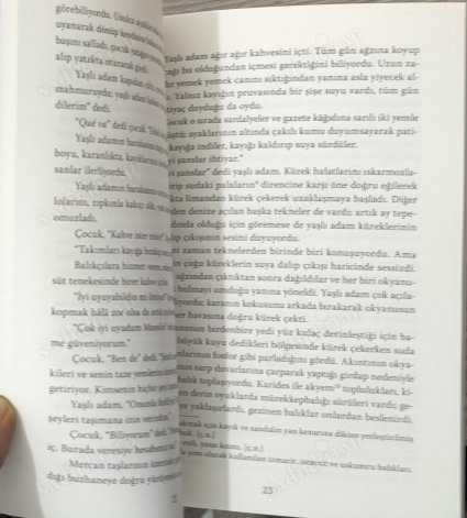 YAŞLI ADAM VE DENİZ ( İHTİYAR BALIKÇI ) BÜTÜN ESERLERİ 1