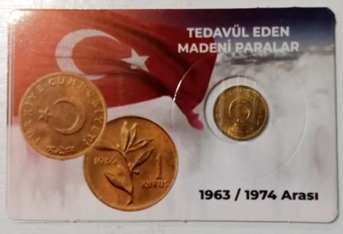 TÜRKİYE CUMHURİYETİ 1967 1 KURUŞ