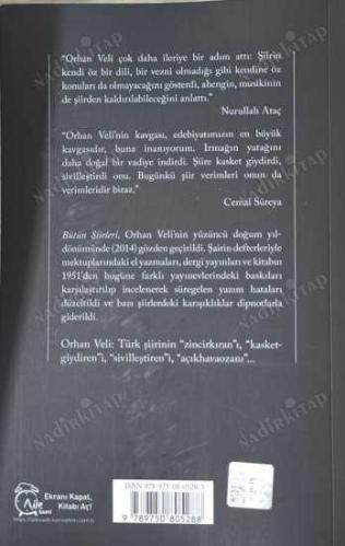 Bütün Şiirleri / Orhan Veli
