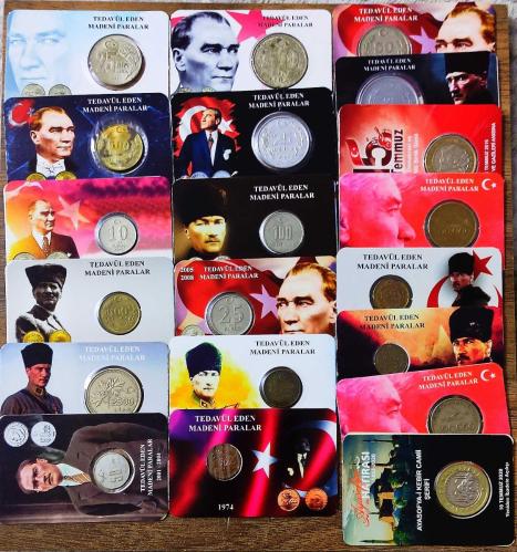 Tedavül Eden Madeniler --Hepsi Farklı--20 Adet..