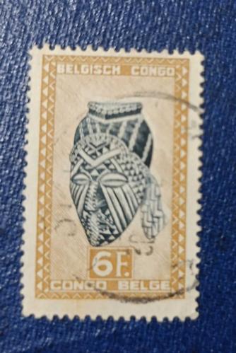 Belçika Kongosu _ damgalı pul